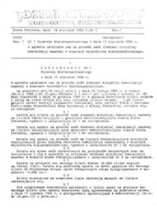 Dziennik Urzędowy Województwa Bialskopodlaskiego R. 6 (1990) nr 1