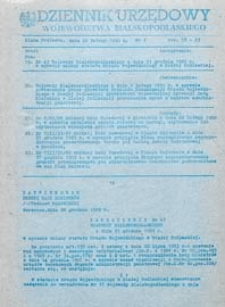 Dziennik Urzędowy Województwa Bialskopodlaskiego R. 16 (1990) nr 5