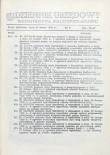 Dziennik Urzędowy Województwa Bialskopodlaskiego R. 16 (1990) nr 7