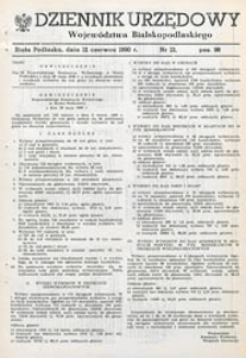 Dziennik Urzędowy Województwa Bialskopodlaskiego R. 16 (1990) nr 13
