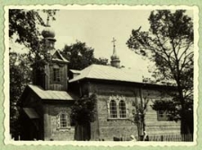 Kościół drewniany pw. Zwiastowania Najświętszej Marii Panny w Hrudzie po przebudowie w 1934 r.[dokument ikonograficzny]