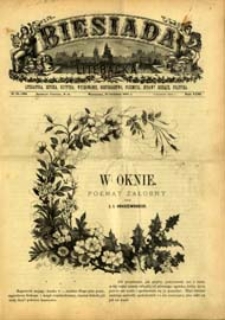 Biesiada Literacka : literatura, sztuka, krytyka, wychowanie, gospodarstwo, przemysł 1887 t. 23 nr 15 (589)