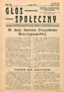 Głos Społeczny R. 7 (1939)