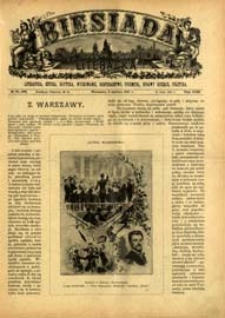 Biesiada Literacka : literatura, sztuka, krytyka, wychowanie, gospodarstwo, przemysł 1887 t. 23 (596)