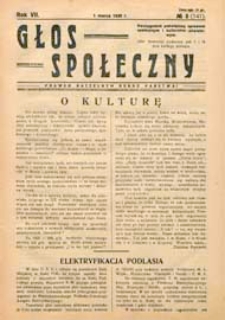 Głos Społeczny R. 7 (1939) nr 5