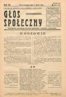 Głos Społeczny R. 7 (1939) nr 6