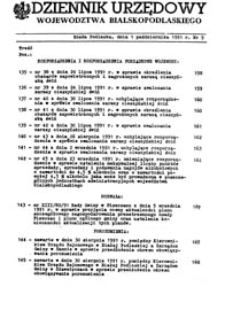 Dziennik Urzędowy Województwa Bialskopodlaskiego R. 7 (1991) nr 9