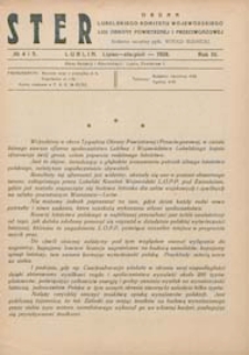Ster : Organ Lubelskiego Komitetu Wojewódzkiego Ligi Obrony Powietrznej i Przeciwgazowej R. 3 (1928) nr 4-5