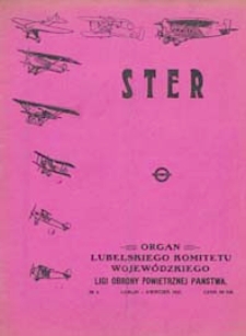 Ster : Organ Lubelskiego Komitetu Wojewódzkiego Ligi Obrony Powietrznej i Przeciwgazowej R. 2 (1927) nr 4