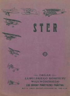 Ster : Organ Lubelskiego Komitetu Wojew&oacute;dzkiego Ligi Obrony Powietrznej i Przeciwgazowej R. 2 (1927) nr 9-10