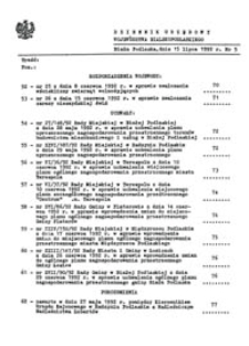 Dziennik Urzędowy Województwa Bialskopodlaskiego R. 8 (1992) nr 5