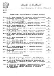 Dziennik Urzędowy Województwa Bialskopodlaskiego R. 19 (1993) nr 3