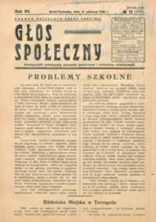 Głos Społeczny R. 7 (1939) nr 12