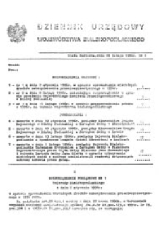 Dziennik Urzędowy Województwa Bialskopodlaskiego R. 22 (1996) nr 1