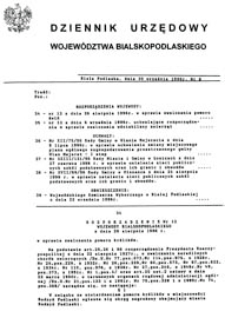 Dziennik Urzędowy Województwa Bialskopodlaskiego R. 22 (1996) nr 8