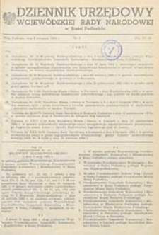 Dziennik Urzędowy Wojewódzkiej Rady Narodowej w Białej Podlaskiej R. 8 (1982) nr 5