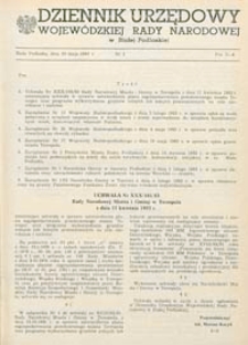 Dziennik Urzędowy Wojewódzkiej Rady Narodowej w Białej Podlaskiej R. 9 (1983) nr 2