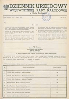 Dziennik Urzędowy Wojewódzkiej Rady Narodowej w Białej Podlaskiej R. 10 (1984) nr 2