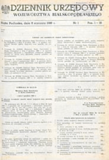 Dziennik Urzędowy Województwa Bialskopodlaskiego R. 12 (1986) nr 2