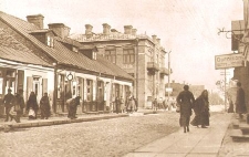 Biala - Brester Strasse mit Lazarett "Gericht" - ul. Brzeska