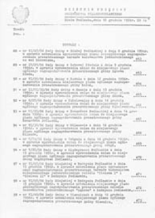 Dziennik Urzędowy Województwa Bialskopodlaskiego R. 20 (1994) nr 14