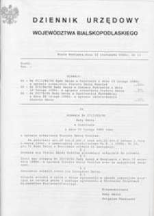 Dziennik Urzędowy Województwa Bialskopodlaskiego R. 22 (1996) nr 13