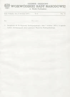 Dziennik Urzędowy Wojewódzkiej Rady Narodowej w Białej Podlaskiej R. 4 (1978) nr 6