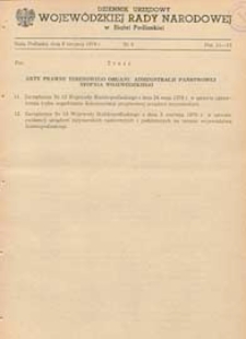 Dziennik Urzędowy Wojewódzkiej Rady Narodowej w Białej Podlaskiej R. 5 (1979) nr 5