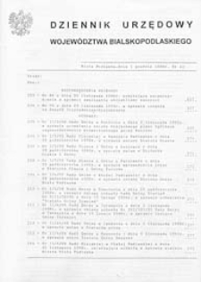 Dziennik Urzędowy Województwa Bialskopodlaskiego R. 24 (1998) nr 13