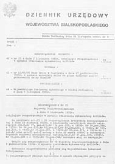 Dziennik Urzędowy Województwa Bialskopodlaskiego R. 21 (1995) nr 9