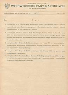Dziennik Urzędowy Wojewódzkiej Rady Narodowej w Białej Podlaskiej R. 7 (1981) nr 3