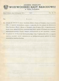 Dziennik Urzędowy Wojewódzkiej Rady Narodowej w Białej Podlaskiej R. 7 (1981) nr 8