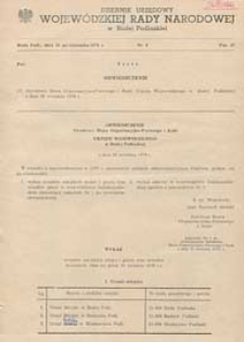 Dziennik Urzędowy Wojewódzkiej Rady Narodowej w Białej Podlaskiej R. 2 (1976) nr 4