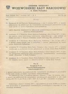 Dziennik Urzędowy Wojewódzkiej Rady Narodowej w Białej Podlaskiej R. 3 (1977) nr 6