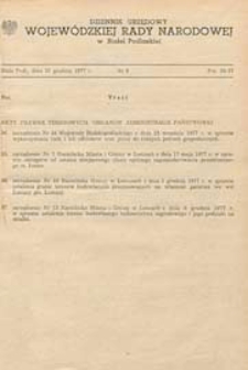 Dziennik Urzędowy Wojewódzkiej Rady Narodowej w Białej Podlaskiej R. 3 (1977) nr 8