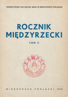 Rocznik Międzyrzecki T. 2 (1970)