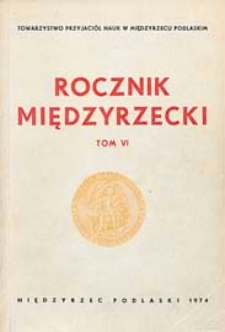Rocznik Międzyrzecki T. 6 (1974)