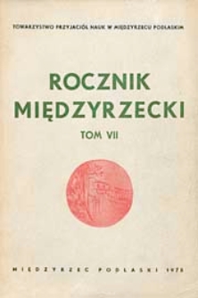 Rocznik Międzyrzecki T. 7 (1975)