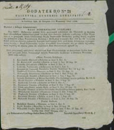 Dziennik Urzędowy Gubernii Lubelskiej 1847 (dodatek)