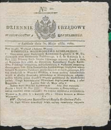 Dziennik Urzędowy Województwa Lubelskiego 1832 nr 22