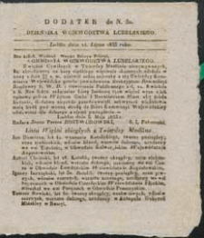 Dziennik Urzędowy Województwa Lubelskiego 1833 nr 30 (dodatek)