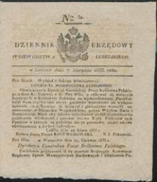 Dziennik Urzędowy Województwa Lubelskiego 1833 nr 32