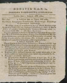 Dziennik Urzędowy Województwa Lubelskiego 1833 nr 32 (dodatek 2)