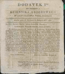 Dziennik Urzędowy Wojew&oacute;dztwa Podlaskiego 1837 (dodatek 1)