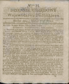 Dziennik Urzędowy Wojew&oacute;dztwa Podlaskiego 1837 nr 11