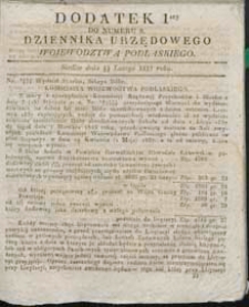 Dziennik Urzędowy Województwa Podlaskiego 1837 nr 8 (dodatek 1)