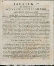 Dziennik Urzędowy Gubernii Podlaskiej 1837 (dodatek 1)
