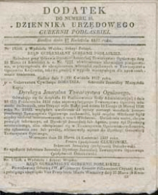 Dziennik Urzędowy Gubernii Podlaskiej 1837 nr 16 (dodatek)