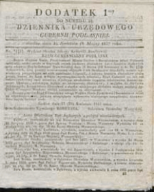 Dziennik Urzędowy Gubernii Podlaskiej 1837 nr 18 (dodatek 1)