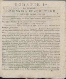 Dziennik Urzędowy Gubernii Podlaskiej 1837 nr 23 (dodatek 1)